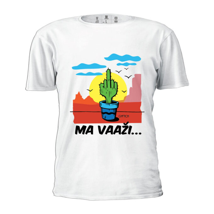 Ma vazi bela Muska majica