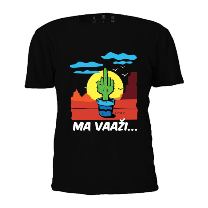 Ma vazi crna Muska majica