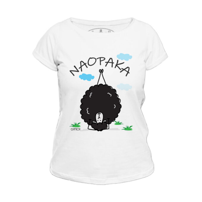Naopaka bela zenska majica