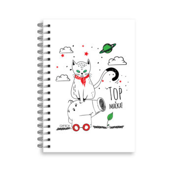 Notes spirala beli Top macka