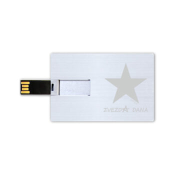 USB Card vodoravno zvezda dana