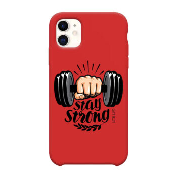 11 Iphone crvena Stay strong
