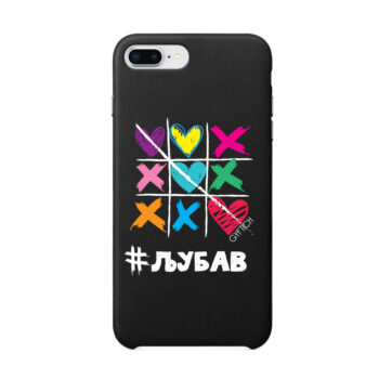 8 plus Iphone crna XOXO Ljubav