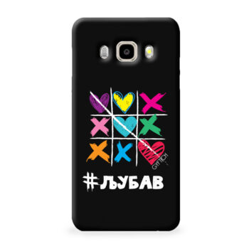 J5 2016 Samsung Galaxy crna XOXO Ljubav