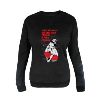 Okrugli zenski duks crni Draga matematiko