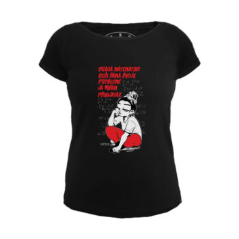 Zenska majica crna Draga matematiko