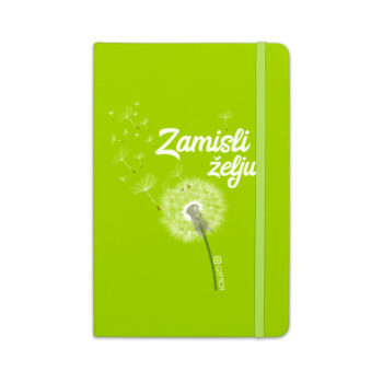 Notes A5 novi kiwi Zamisli zelju